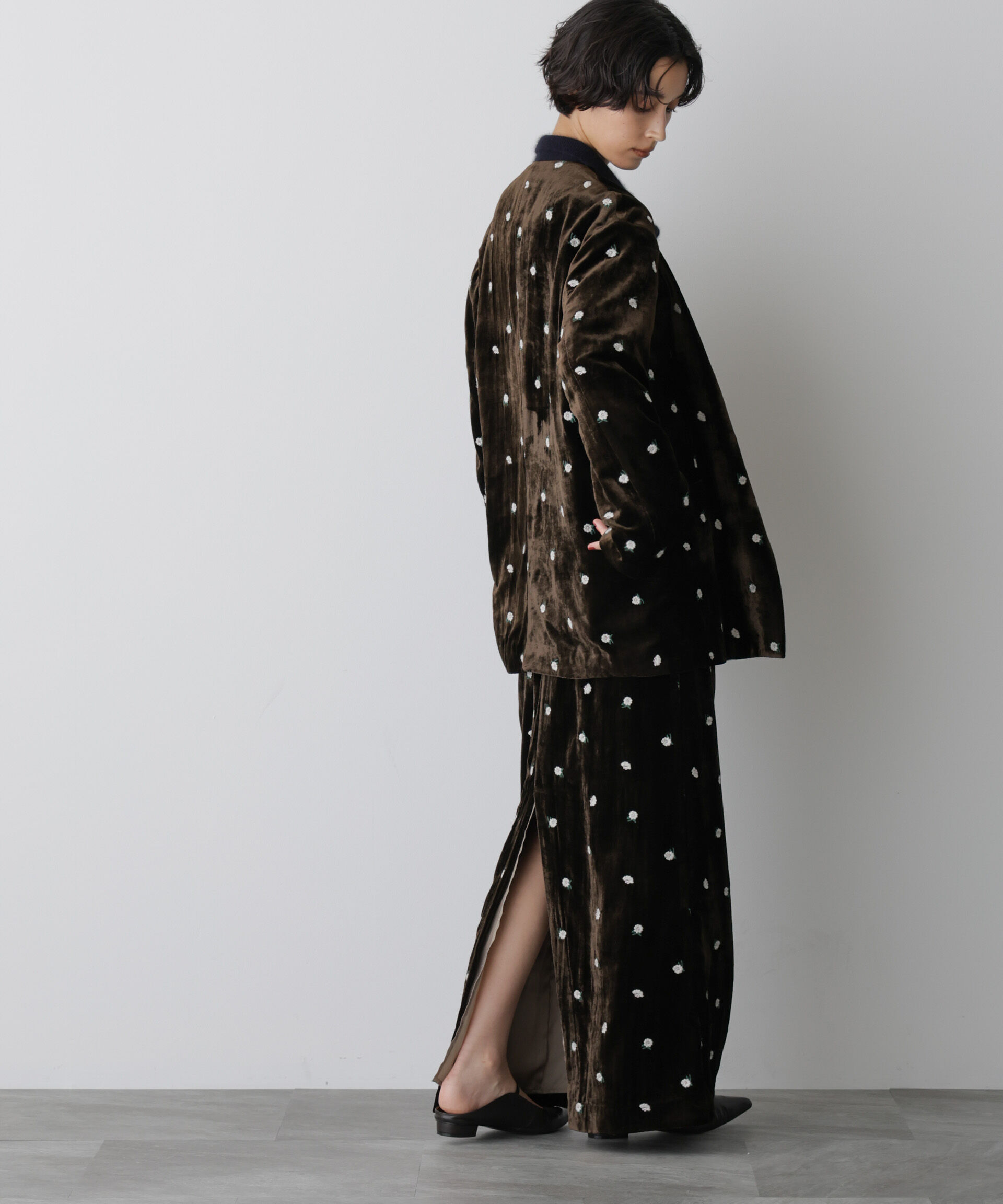  「「STEVELOUR」ベロアブルームジャケット(セットアップ可)」|その他|