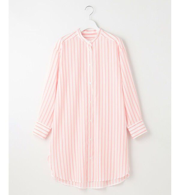 自由区「【洗える】SOMELOSテンセルチュニック シャツ」|シャツ・ブラウス|