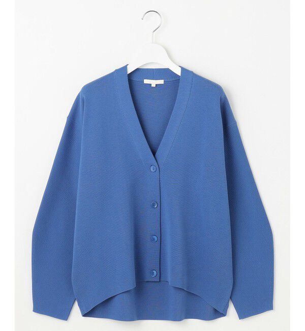 自由区「【洗える】ドライコットンハイゲージニット カーディガン」|カーディガン|