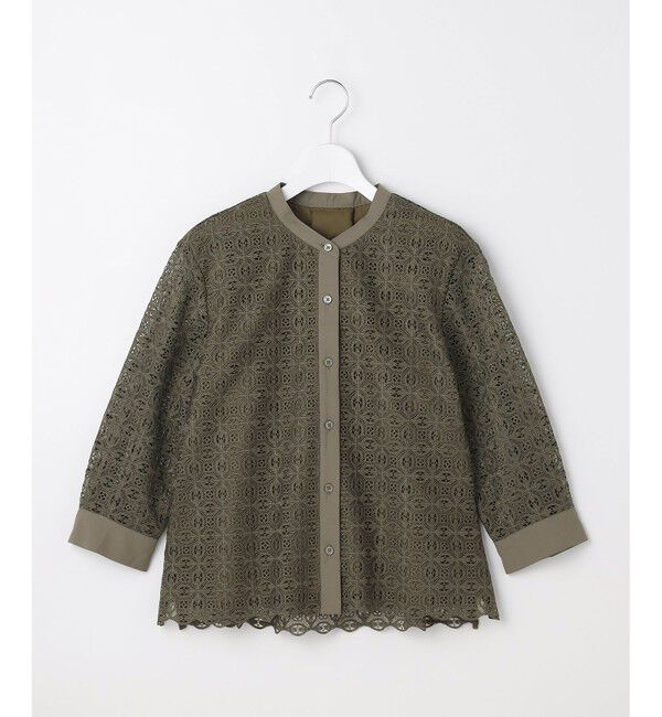 自由区「【カタログ掲載】ジオメトリックレース ブラウス」|シャツ・ブラウス|