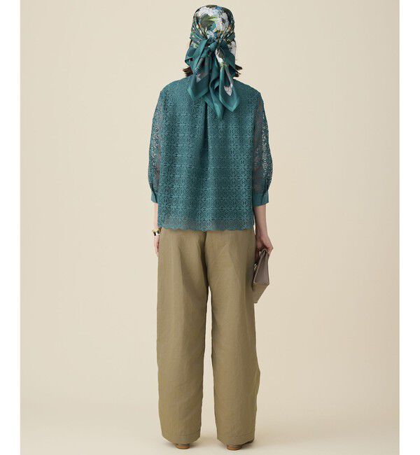 自由区「【カタログ掲載】ジオメトリックレース ブラウス」|シャツ・ブラウス|