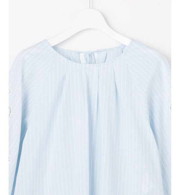 自由区「【SHIHOさん着用】エンブロイダリーブロードパフスリーブ ブラウス」|シャツ・ブラウス|