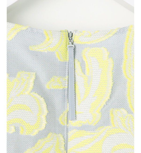 自由区「リーフモチーフカットジャガード ブラウス」|シャツ・ブラウス|