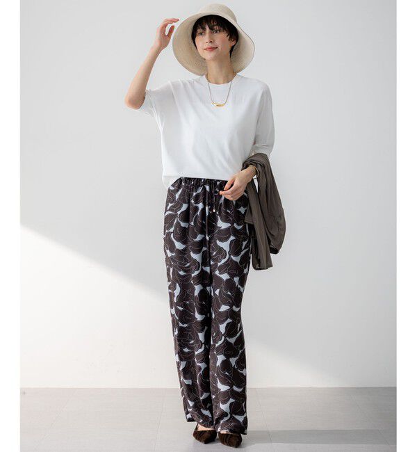 23区「【洗える】レーヨンポリエステルストレッチ ドルマン ニット」|ニット・セーター|