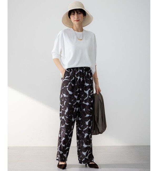 23区「【洗える】レーヨンポリエステルストレッチ ドルマン ニット」|ニット・セーター|