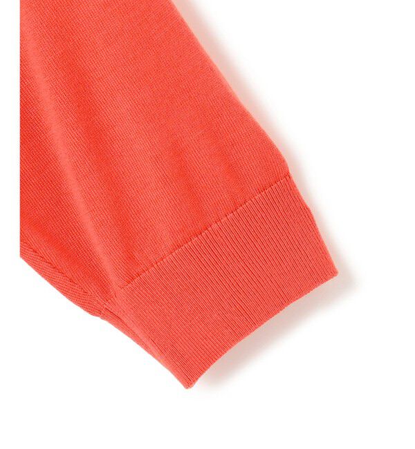 23区「【洗える】サステナブルウール モックネック 5分袖 ニット」|ニット・セーター|