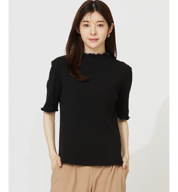 ANY SIS「【UVケア・接触冷感】キシリトール加工冷感 カットソー」|Tシャツ・カットソー|ブラック