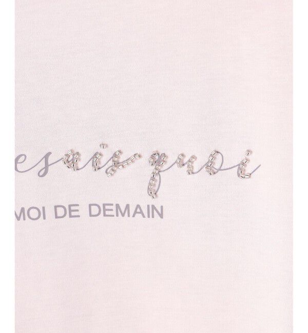 ANY SIS「ビジュープリント Ｔシャツ」|Tシャツ・カットソー|