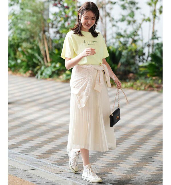 ANY SIS「ビジュープリント Ｔシャツ」|Tシャツ・カットソー|