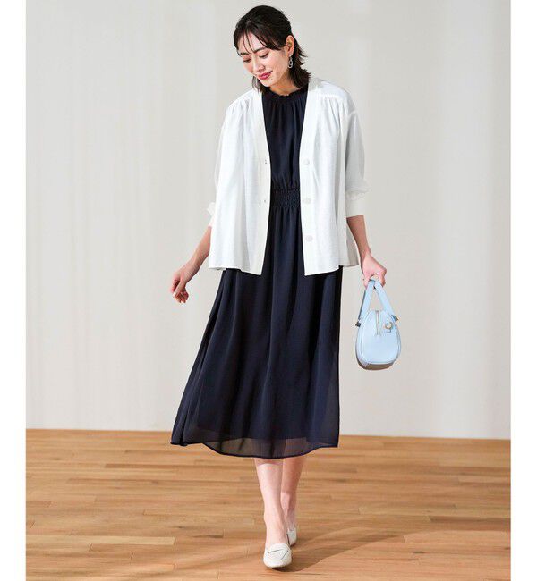 ANY SIS「シアーシャーリング ワンピース」|ワンピース|