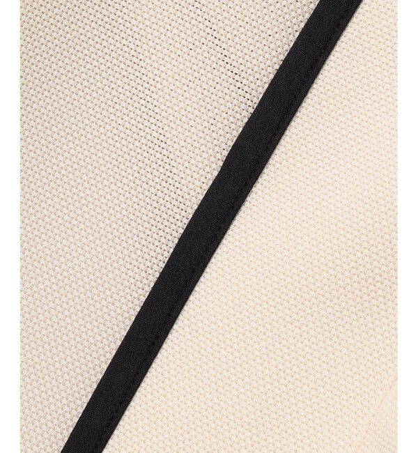 ANY SIS「シアーメッシュ ノーカラージャケット」|ノーカラージャケット|