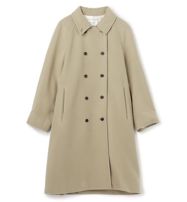 BEIGE,「【VERY NaVY掲載】LABBOCK / ウール混ラグランステンカラーコート」|ステンカラーコート|