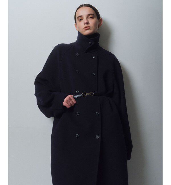 BEIGE,「【VERY NaVY掲載】LABBOCK / ウール混ラグランステンカラーコート」|ステンカラーコート|Navy