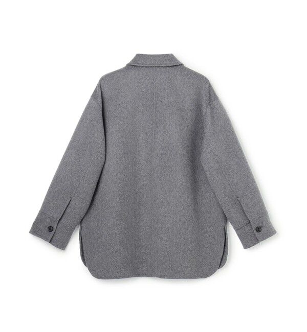 BEIGE,「【WEB限定】PAYSON / ウールリバーオーバーサイズステンカラーコート」|ステンカラーコート|