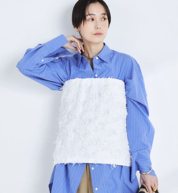 NOLLEY'S「【KIRYU】フェザーカットジャガードビスチェ兼ミニスカート」|スカート|