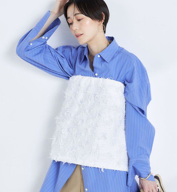 NOLLEY'S「【KIRYU】フェザーカットジャガードビスチェ兼ミニスカート」|スカート|