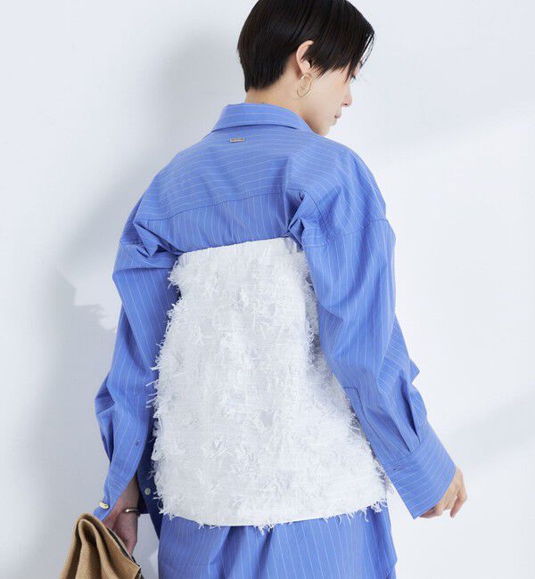 NOLLEY'S「【KIRYU】フェザーカットジャガードビスチェ兼ミニスカート」|スカート|