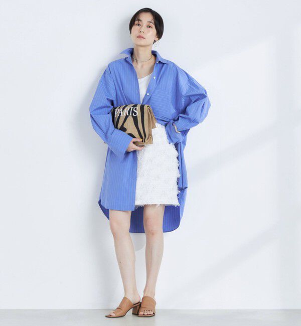 NOLLEY'S「【KIRYU】フェザーカットジャガードビスチェ兼ミニスカート」|スカート|