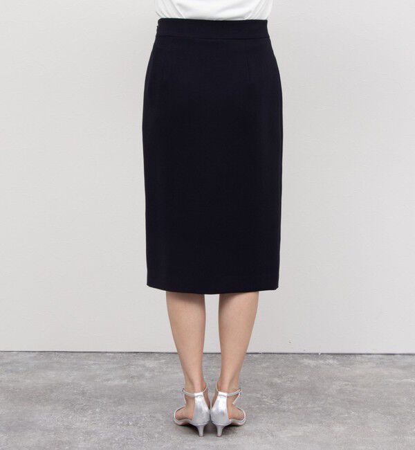 NOLLEY'S sophi「《セットアップ対応》ウォッシャブル撥水ダブルクロスサイドスリットスカート」|タイト|