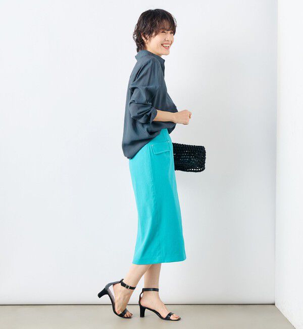 NOLLEY'S sophi「《セットアップ対応》シアーローン２WAYシャツ」|シャツ・ブラウス|