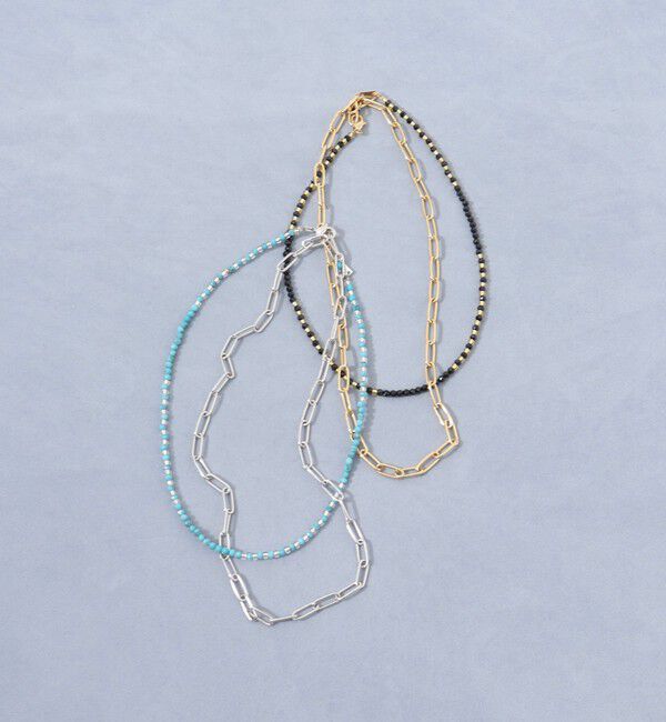 grace grace「【grace grace/グラスグラス】チェーン&times;天然石アレンジネックレス」|ネックレス|