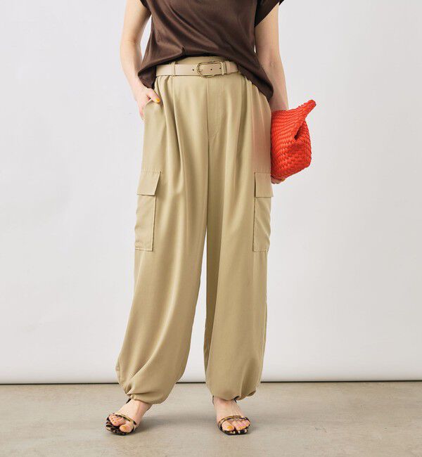 NOLLEY'S「《セットアップ対応》ウォッシャブルサンドウォッシュカーゴパンツ」|カーゴ|