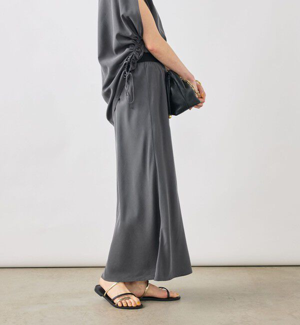 NOLLEY'S「【WEB＆一部店舗限定】《セットアップ対応》ウォッシャブルサンドウォッシュナロスカート」|スカート|