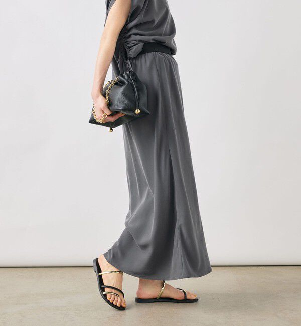 NOLLEY'S「【WEB＆一部店舗限定】《セットアップ対応》ウォッシャブルサンドウォッシュナロスカート」|スカート|