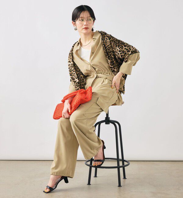 NOLLEY'S「《セットアップ対応》ウォッシャブルサンドウォッシュシャツ」|シャツ・ブラウス|