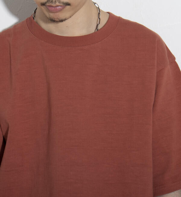 GLOSTER「【GLOSTER/グロスター】ヘビーウェイトスラブＴシャツ ビッグシルエット/マックスウェイト」|Tシャツ・カットソー|