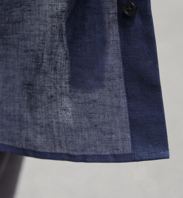 GLOSTER「【GLOSTER/グロスター】コットンリネン 半袖シャツ レギュラーカラー 綿麻」|シャツ・ブラウス|