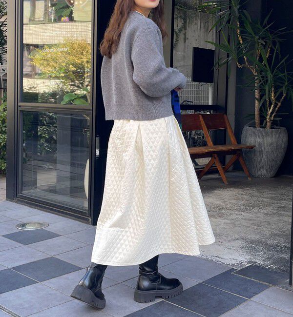 fredy emue「キルティングタックスカート」|スカート|