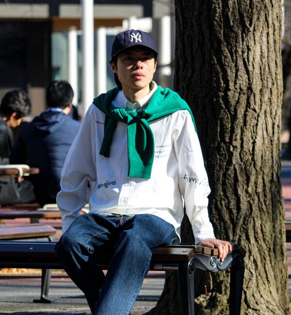 GLOSTER「【気分を上げるフレーズ】ポジティブメッセージシャツ パート2」|シャツ・ブラウス|ホワイト