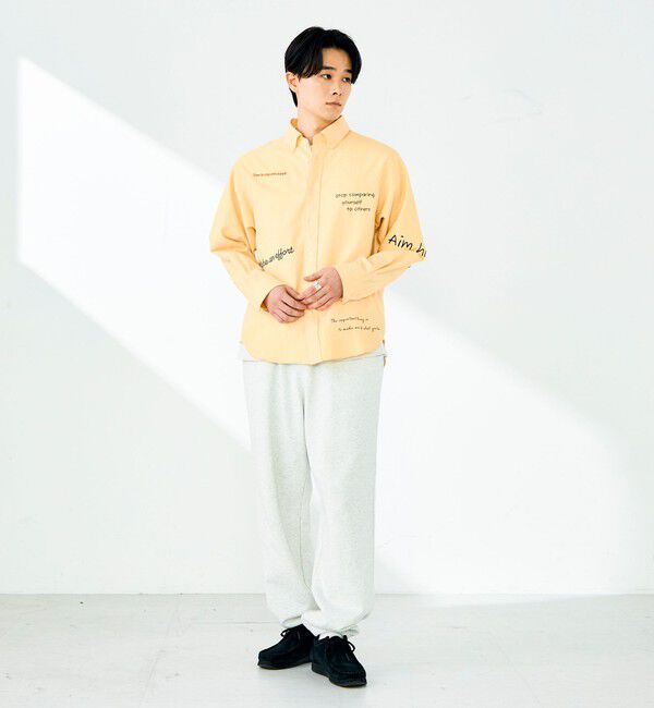 GLOSTER「【気分を上げるフレーズ】ポジティブメッセージシャツ パート2」|シャツ・ブラウス|