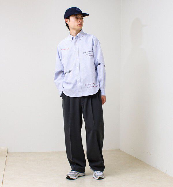 GLOSTER「【気分を上げるフレーズ】ポジティブメッセージシャツ パート2」|シャツ・ブラウス|