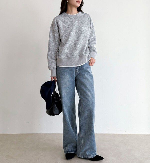 fredy emue「ハートキルトスウェットプルオーバー」|Tシャツ・カットソー|