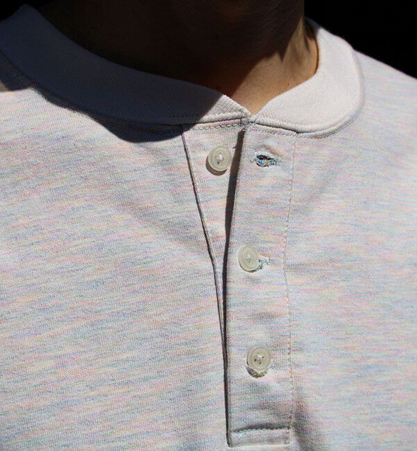 GLOSTER「【BOY刺繍】裏グラデーション ヘンリーネック ロンT」|Tシャツ・カットソー|