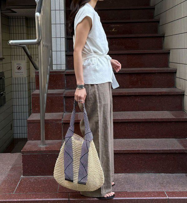 fredy emue「ベルト付きニットベスト」|ベスト・ジレ|