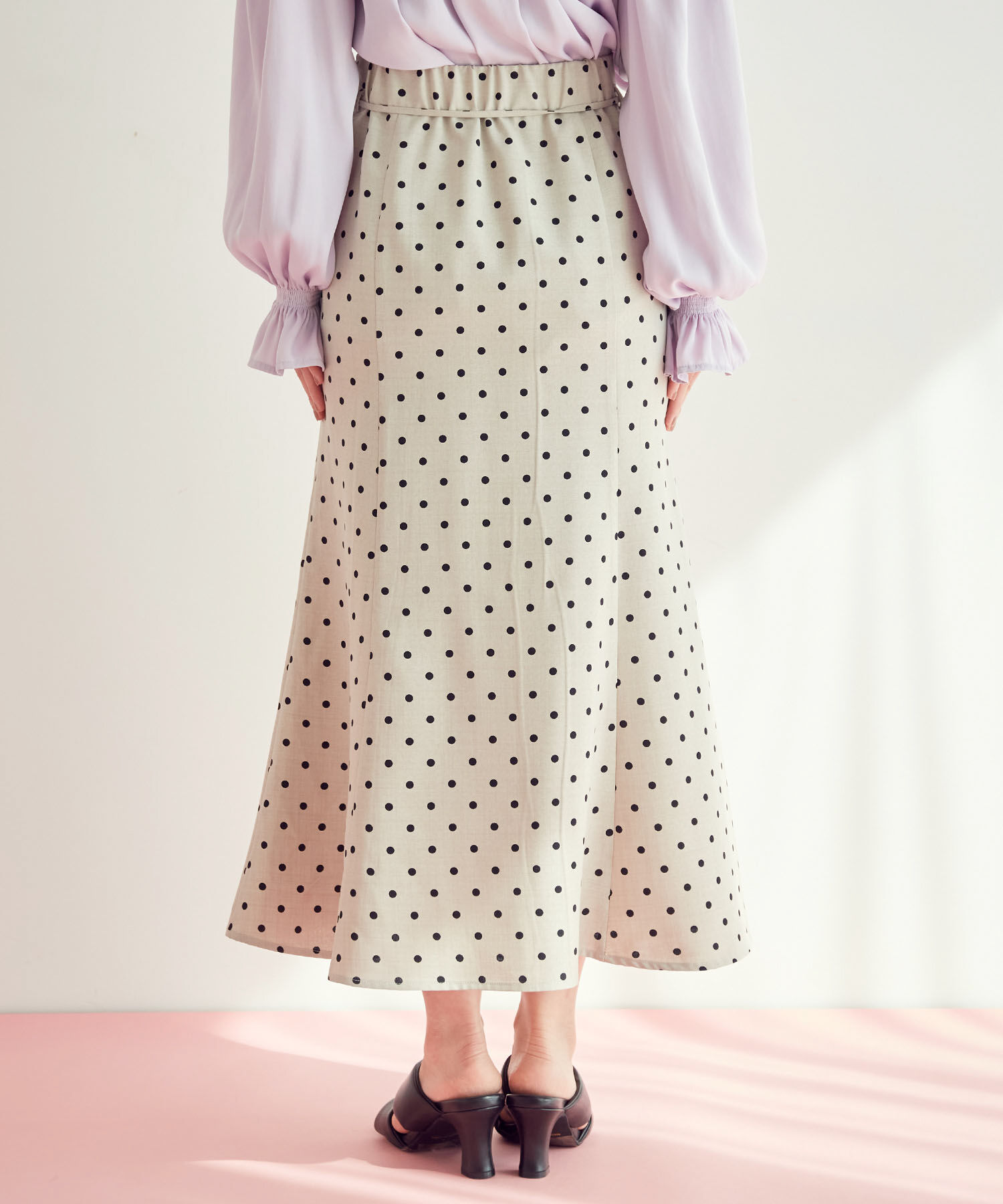 VIS「【一部サイズ公式サイト・直営店舗限定】リネンライクマーメイドスカート【sustainable】」|スカート|