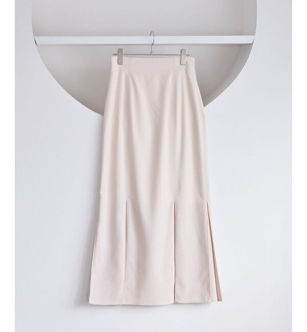 VIS「ボックスプリーツマーメイドスカート/イージーケア・防シワ」|スカート|