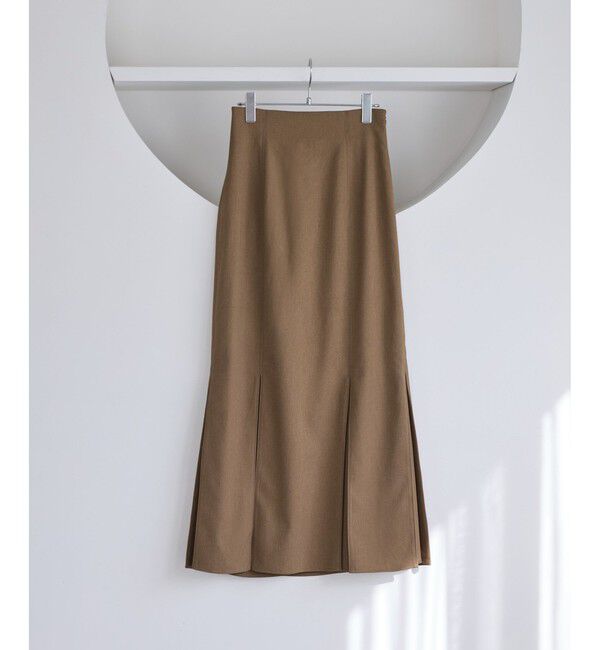 VIS「ボックスプリーツマーメイドスカート/イージーケア・防シワ」|スカート|