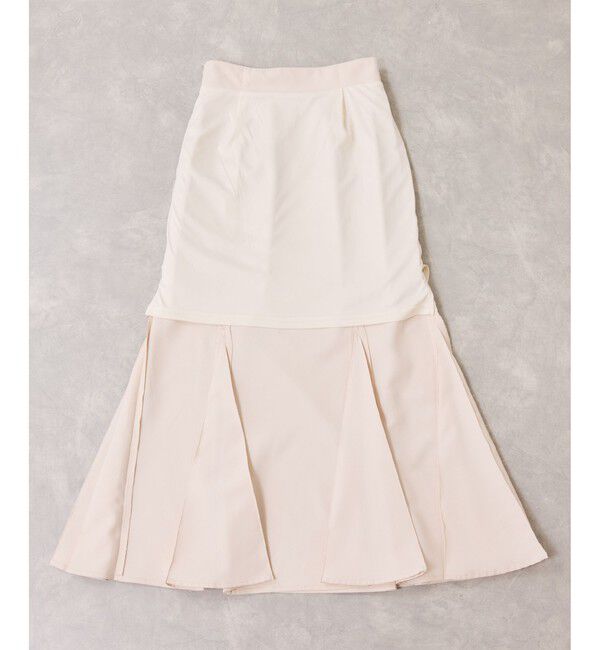 VIS「ボックスプリーツマーメイドスカート/イージーケア・防シワ」|スカート|