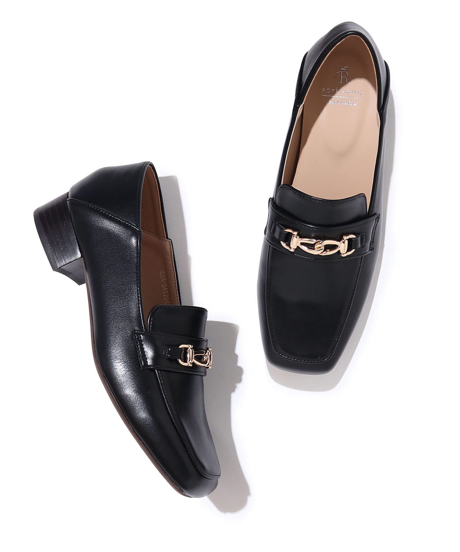 ROPE PICNIC PASSAGE「スクエアトゥビットローファーバブーシュ」|ローファー|