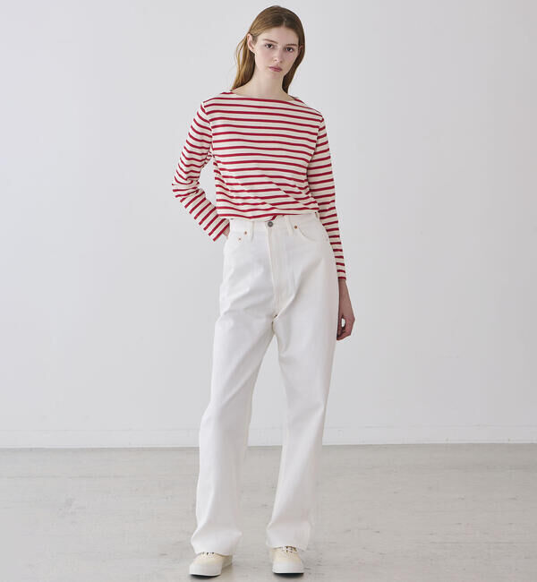 ORCIVAL「ORCIVAL | コットンロード ボートネック フレンチバスクTシャツ WOMEN」|Tシャツ・カットソー|