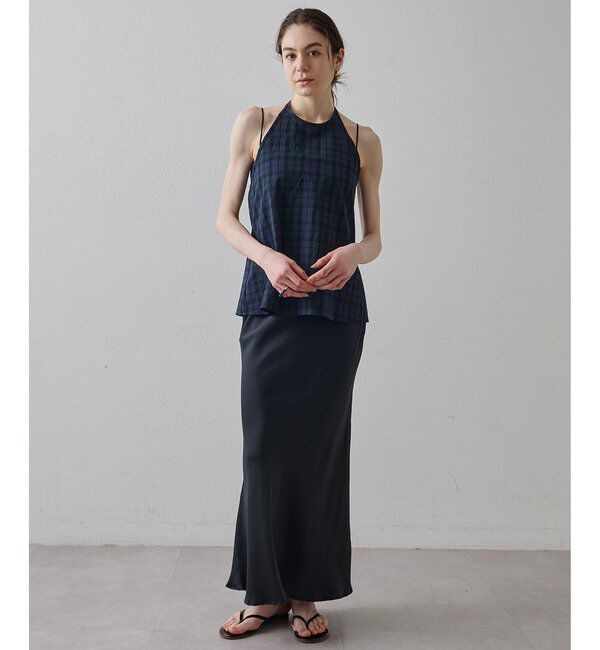 Drawing Numbers「【Drawing Numbers】オーガニックコットンホルターキャミソール」|シャツ・ブラウス|