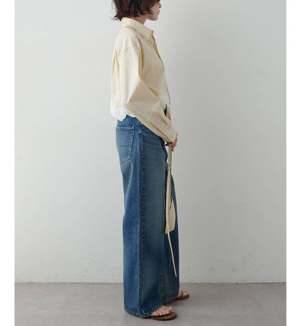  「レースコンビシャツ」|シャツ・ブラウス|