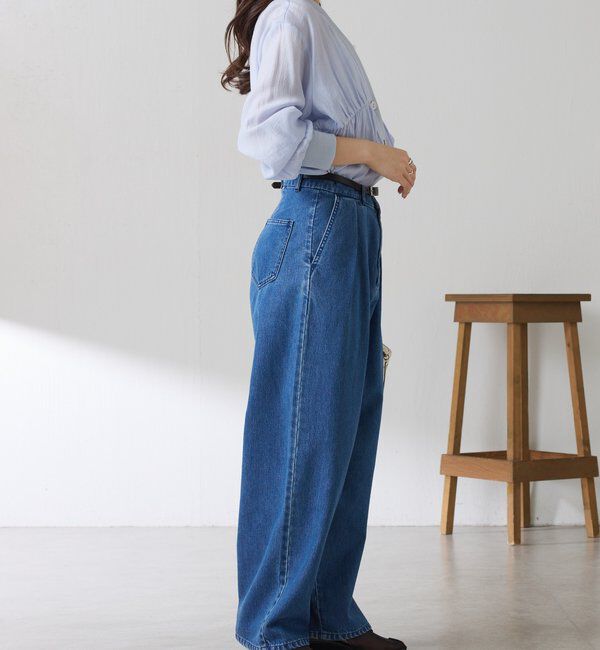  「《1枚で着映える》ギャザー切替シャツカーディガン」|シャツ・ブラウス|