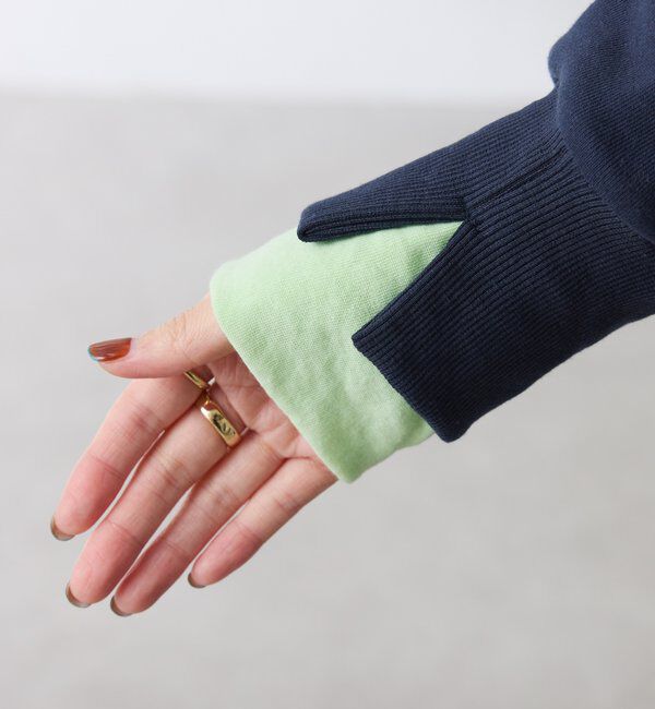  「【インフルエンサー@asamin企画】レイヤード風スウェット」|Tシャツ・カットソー|