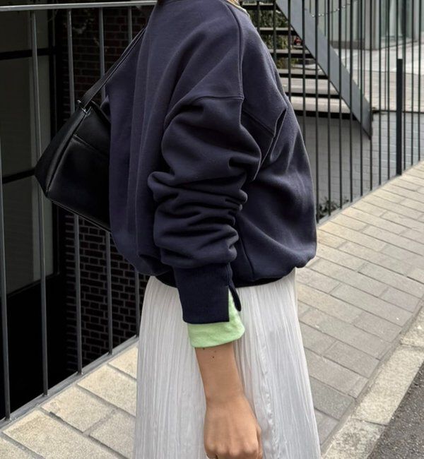  「【インフルエンサー@asamin企画】レイヤード風スウェット」|Tシャツ・カットソー|