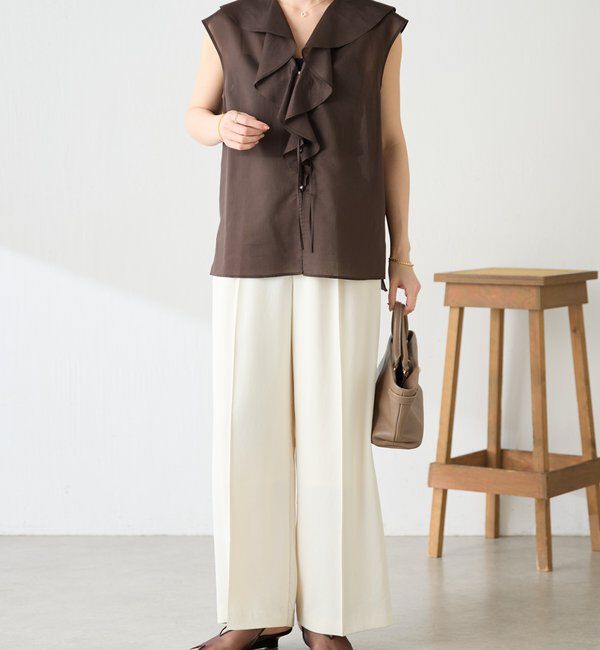  「ラッフルフレンチブラウス」|シャツ・ブラウス|